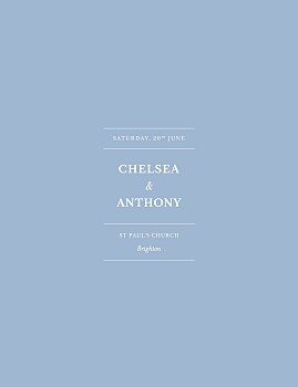 Reflections (foil) blue wedding invitations Reflections (foil) blue wedding invitations