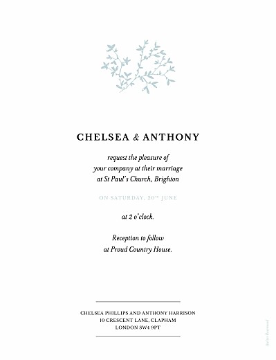 Wedding Invitations Reflections (foil) green - Page 2 Wedding Invitations Reflections (foil) green - Page 2