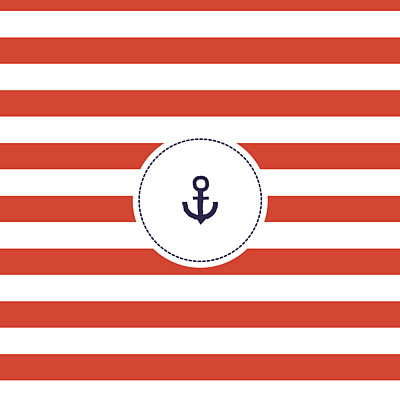 Baby Thank You Cards Little sailor red blue finition Baby Thank You Cards Little sailor red blue finition