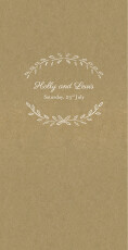 Wedding Menus Poem (4 Pages) Kraft