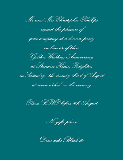 Birthday Invitations Tradition green finition Birthday Invitations Tradition green finition