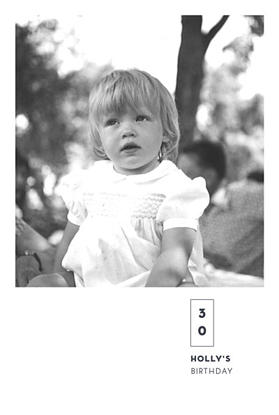 Birthday Invitations Laure de sagazan (foil) white finition Birthday Invitations Laure de sagazan (foil) white finition