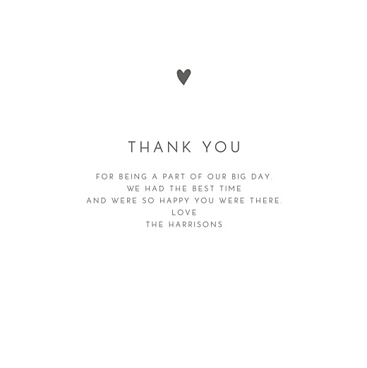 Wedding Thank You Cards Elegant heart 4 pages (foil) white - Page 3 Wedding Thank You Cards Elegant heart 4 pages (foil) white - Page 3