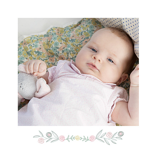 Baby Thank You Cards Rustic Floral (4 pages) White - Page 2 Baby Thank You Cards Rustic Floral (4 pages) White - Page 2