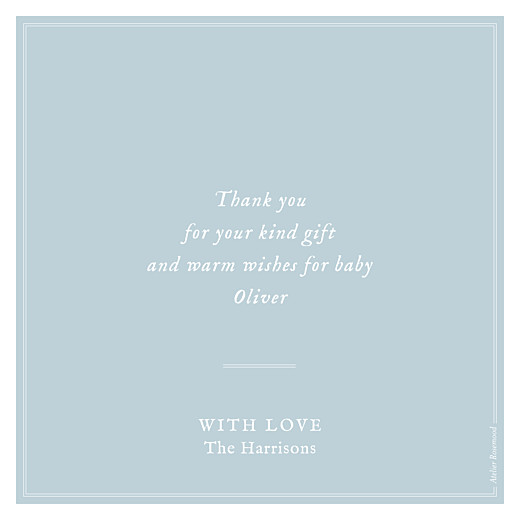 Baby Thank You Cards Medallion (large) blue - Page 2 Baby Thank You Cards Medallion (large) blue - Page 2