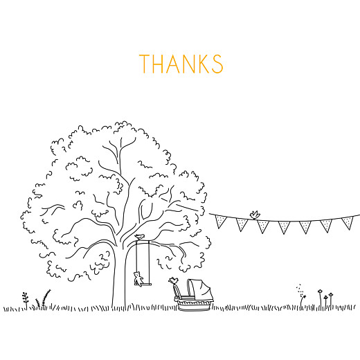 Baby Thank You Cards Rustic promise white Baby Thank You Cards Rustic promise white