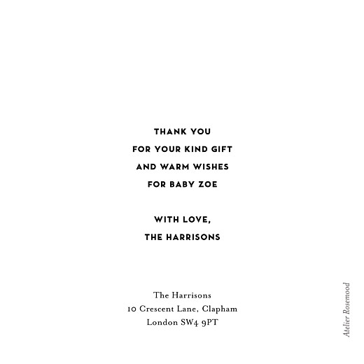 Baby Thank You Cards Breaking news white - Page 2 Baby Thank You Cards Breaking news white - Page 2