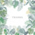 Baby Thank You Cards Tropical forest photo (large) green - Page 1 Baby Thank You Cards Tropical forest photo (large) green - Page 1