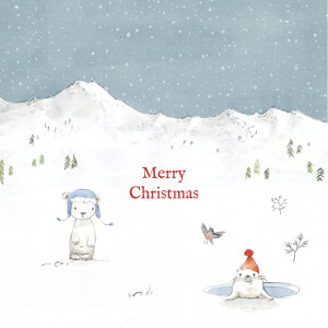 Christmas Cards 2022 Lapland Photo White