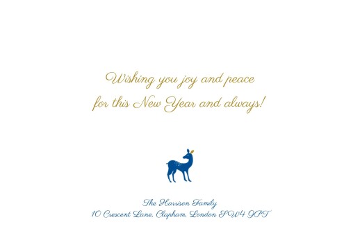 Christmas Cards 2022 Reindeer Games Blue - Page 3
