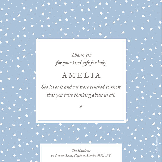 Baby Thank You Cards Souvenir 8 photos blue - Page 2 Baby Thank You Cards Souvenir 8 photos blue - Page 2