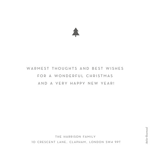 Christmas Cards Elegant sapling (foil) white - Page 2