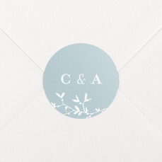 Wedding Envelope Stickers Reflections Green