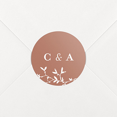 Reflections red white wedding stickers Reflections red white wedding stickers