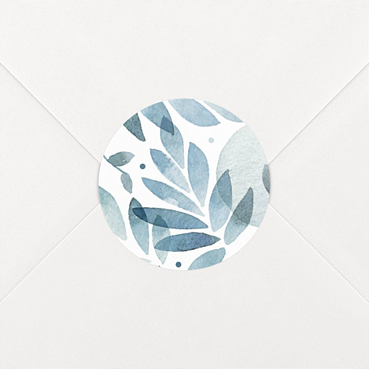 Wedding Envelope Stickers Summer night blue - View 2