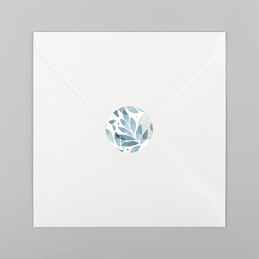Wedding Envelope Stickers Summer night blue - View 1