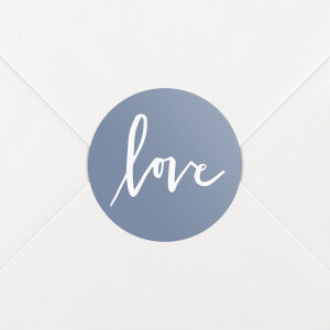 Wedding Envelope Stickers Love Letters Blue