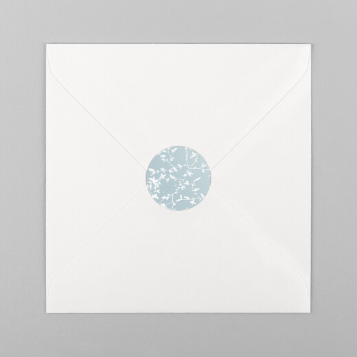 Wedding Envelope Stickers Reflections Green - View 2