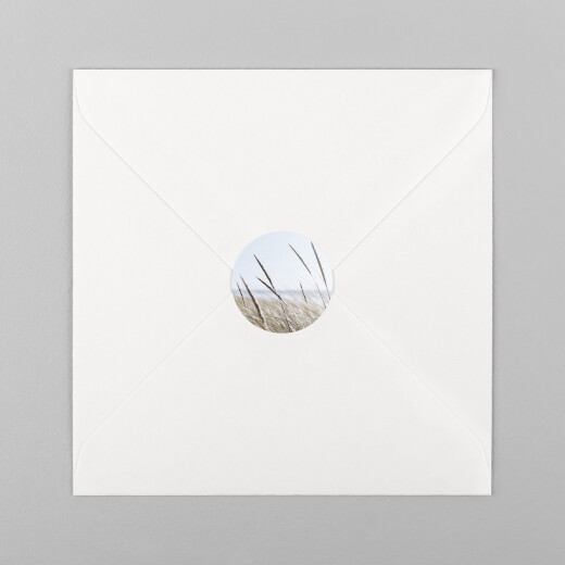 Wedding Envelope Stickers Photo White - View 2