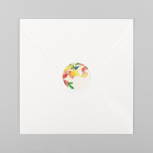 Wedding Envelope Stickers Bloom beige - View 2 Wedding Envelope Stickers Bloom beige - View 2