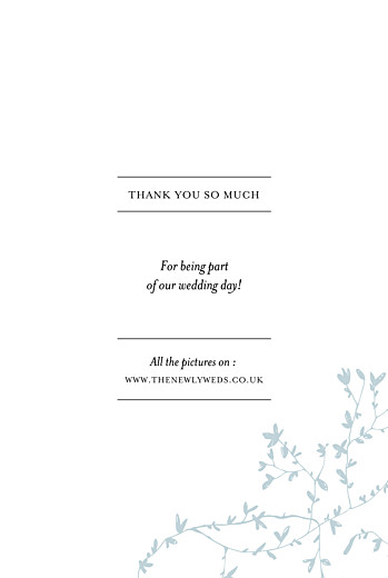 Wedding Thank You Cards Reflections (4 pages) green - Page 3 Wedding Thank You Cards Reflections (4 pages) green - Page 3