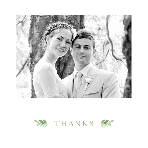 Wedding Thank You Cards English garden green Wedding Thank You Cards English garden green