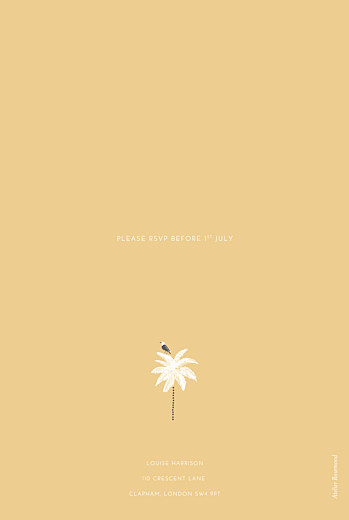 Birthday Invitations Palm trees yellow - Page 2 Birthday Invitations Palm trees yellow - Page 2