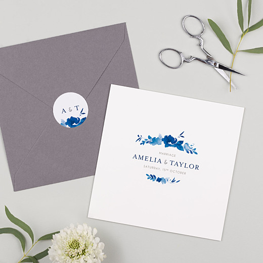 Wedding Stickers English garden blue - Gamme Wedding Stickers English garden blue - Gamme