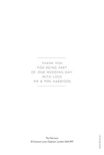 Wedding Thank You Cards Foil frame white - Page 2 Wedding Thank You Cards Foil frame white - Page 2
