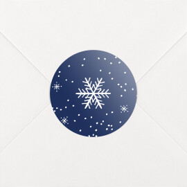 Christmas Stickers Winter Wonderland Blue