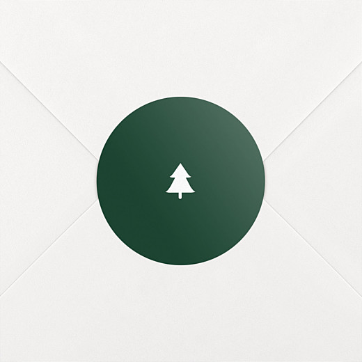 Christmas Stickers Elegant sapling green - View 2