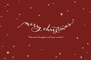 Lovely stars red business christmas cards Lovely stars red business christmas cards