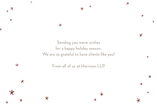 Business Christmas Cards Lovely Stars Red - Page 3 Business Christmas Cards Lovely Stars Red - Page 3