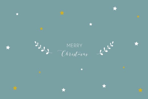 Business Christmas Cards Star Light Star Bright Blue - Page 1 Business Christmas Cards Star Light Star Bright Blue - Page 1