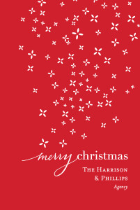 Business Christmas Cards Merry Christmas Red
