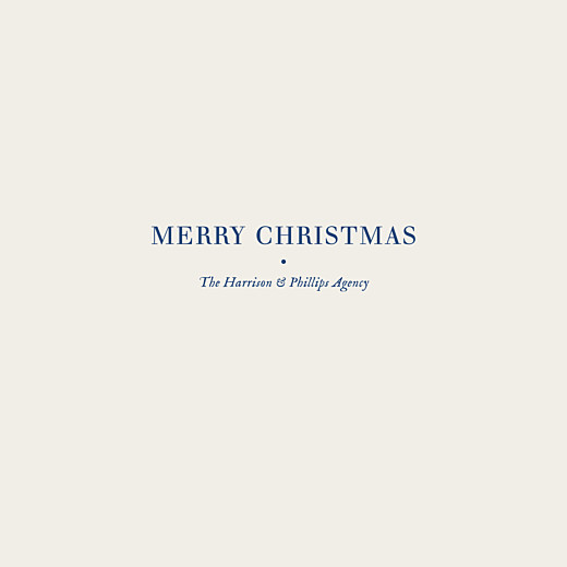 Business Christmas Cards Natural Chic (Foil) Blue - Page 1 Business Christmas Cards Natural Chic (Foil) Blue - Page 1