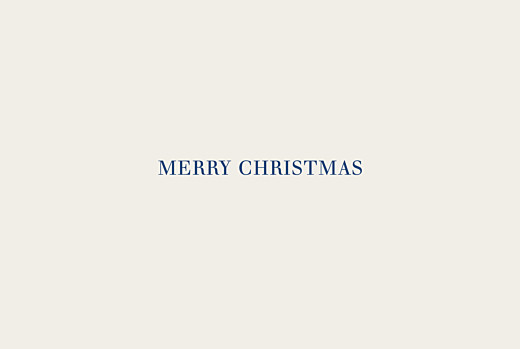 Business Christmas Cards Natural Chic Landscape (Foil) Blue - Page 1 Business Christmas Cards Natural Chic Landscape (Foil) Blue - Page 1