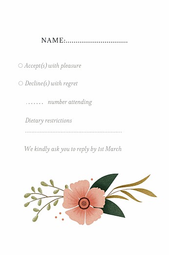 RSVP Cards Daphné spring - Page 2 RSVP Cards Daphné spring - Page 2