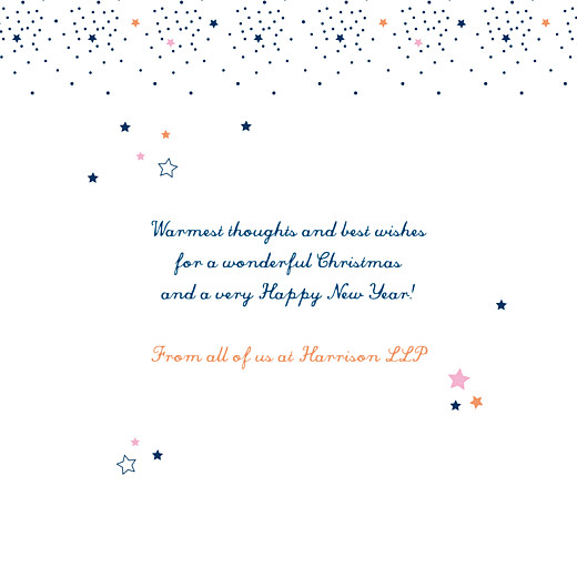 Business Christmas Cards Dainty Stars Blue - Page 3 Business Christmas Cards Dainty Stars Blue - Page 3