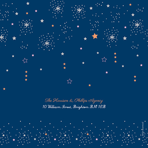 Business Christmas Cards Dainty Stars Blue - Page 4 Business Christmas Cards Dainty Stars Blue - Page 4