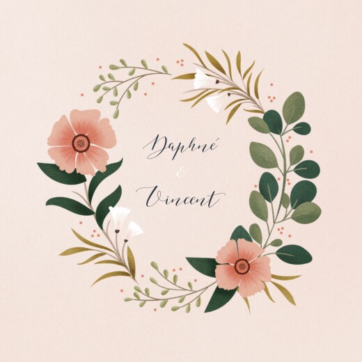 Wedding Invitations Daphné (4 pages) spring Wedding Invitations Daphné (4 pages) spring
