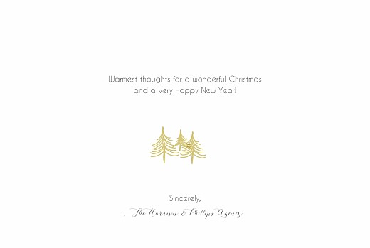 Business Christmas Cards Nordic Night Yellow - Page 3