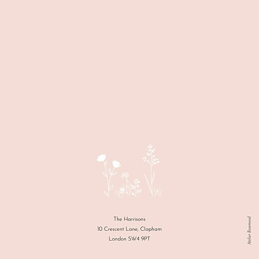 Baby Thank You Cards Melody pink - Page 4 Baby Thank You Cards Melody pink - Page 4