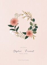 Wedding Order of Service Booklet Covers Daphné Spring