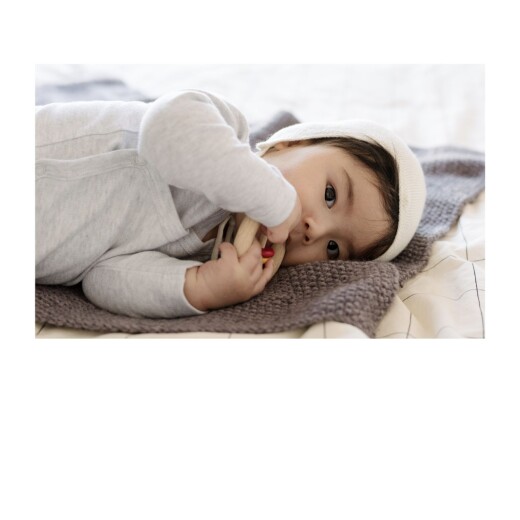 Baby Thank You Cards Simple photo 4 pages (foil) white Baby Thank You Cards Simple photo 4 pages (foil) white
