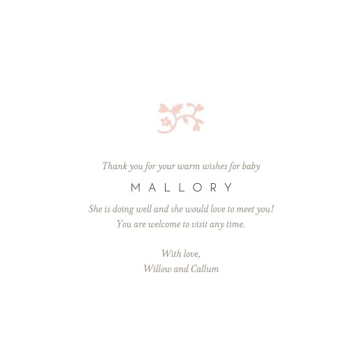 Baby Thank You Cards Pretty pastel 4 pages (foil) pink - Page 3 Baby Thank You Cards Pretty pastel 4 pages (foil) pink - Page 3