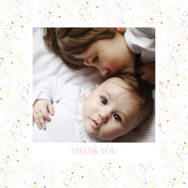 Baby Thank You Cards Liberty Stars (Foil) Gold