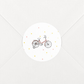 Baby Stickers Little Bicycle Pink