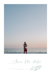 Save The Dates Country Meadow Green