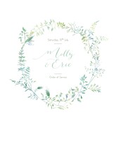 Wedding Order of Service Booklet Covers Country Meadow Green
